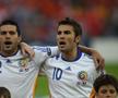 Adrian Mutu și Cristi Chivu