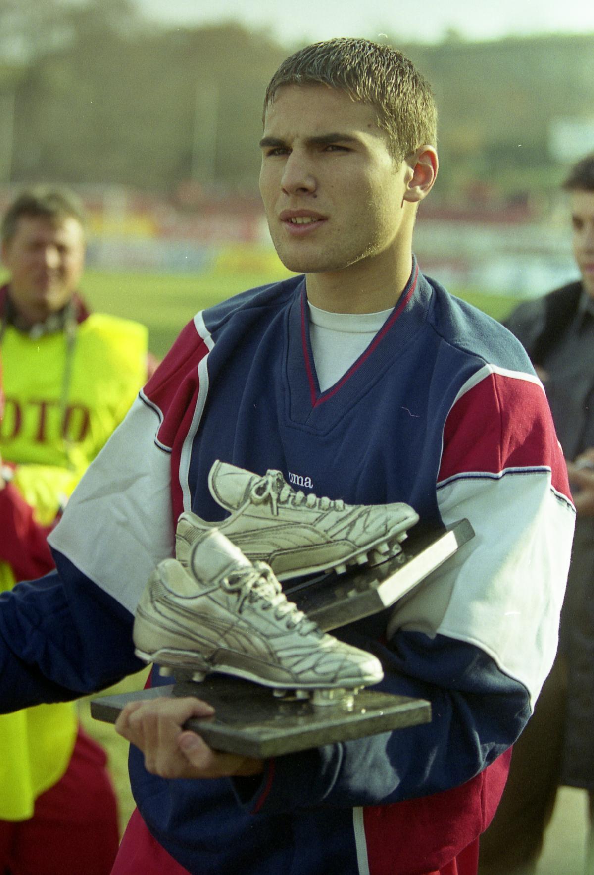 Adrian Mutu și Cristi Chivu