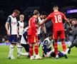 Scene tulburătoare în Tottenham - Liverpool: 9 minute de întrerupere, după ce colegul lui Drăgușin s-a prăbușit pe gazon