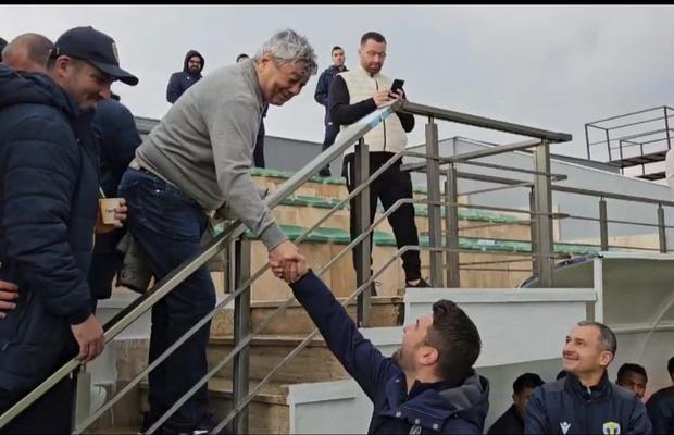 Dialog inedit între Lucescu și Mutu, la primul amical din Antalya al Petrolului: „În sfârșit te-ai apucat de treabă” / „Ai văzut, ai văzut?”