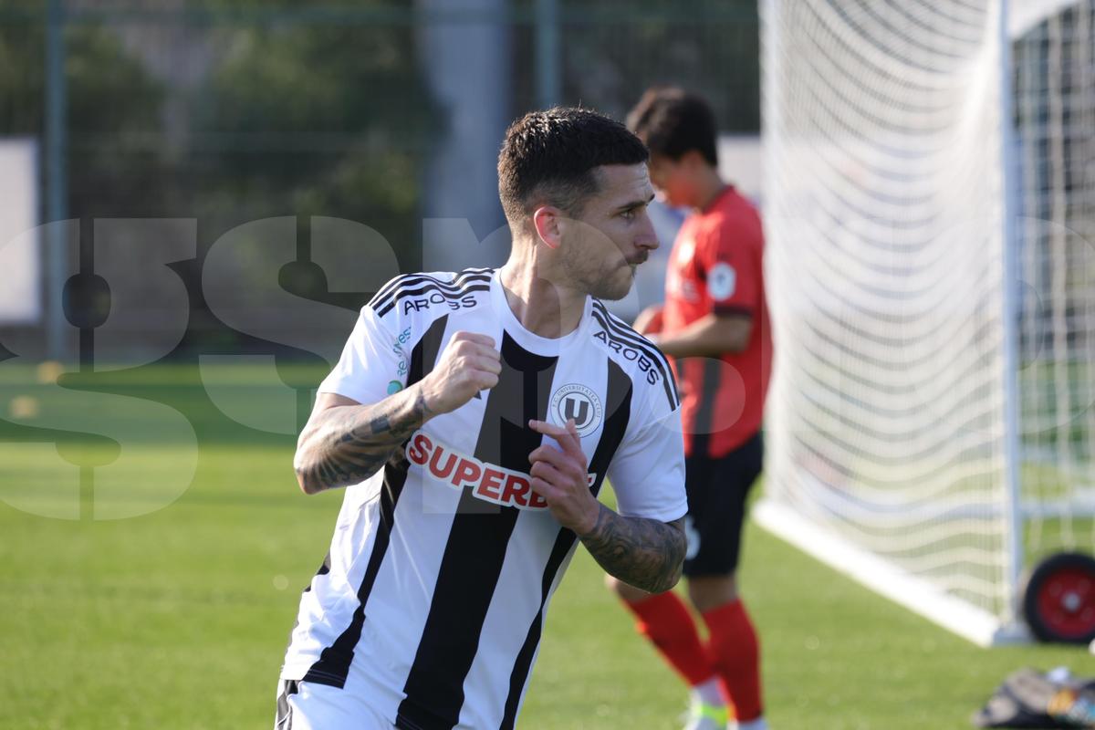 Imagini de la meciul amical U Cluj - Gangwon FC, 8 ianuarie 2025
