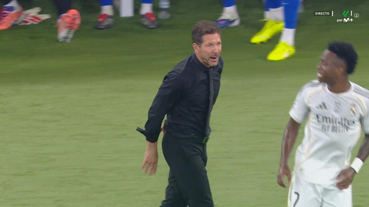 Diego Simeone l-a atacat frontal pe Vinicius, în timpul meciului: „Asta îți va face Florentino, ține minte!”