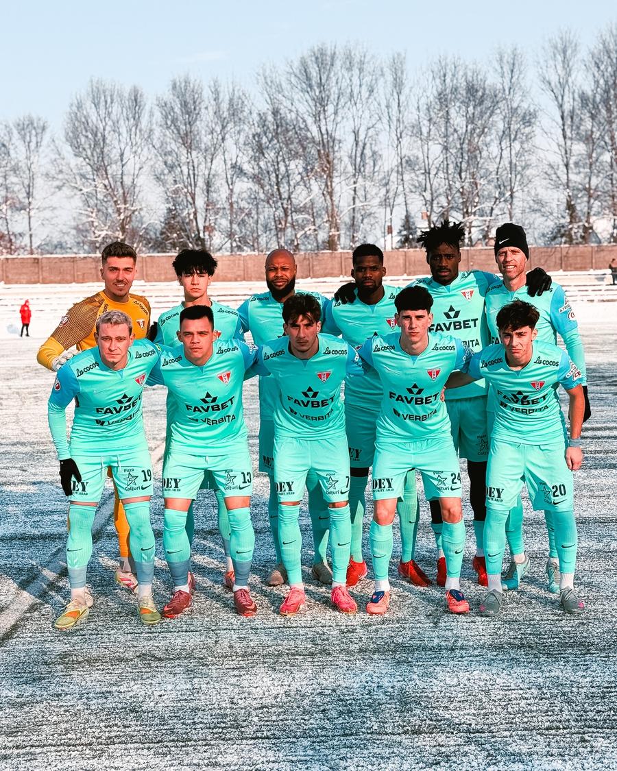 Victorie în zăpada din Ungaria pentru UTA Arad în primul amical al iernii