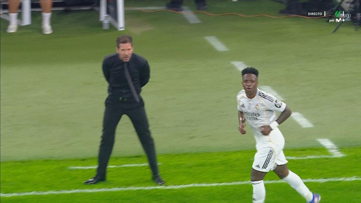 Diego Simeone l-a atacat frontal pe Vinicius, în timpul meciului: „Asta îți va face Florentino, ține minte!”