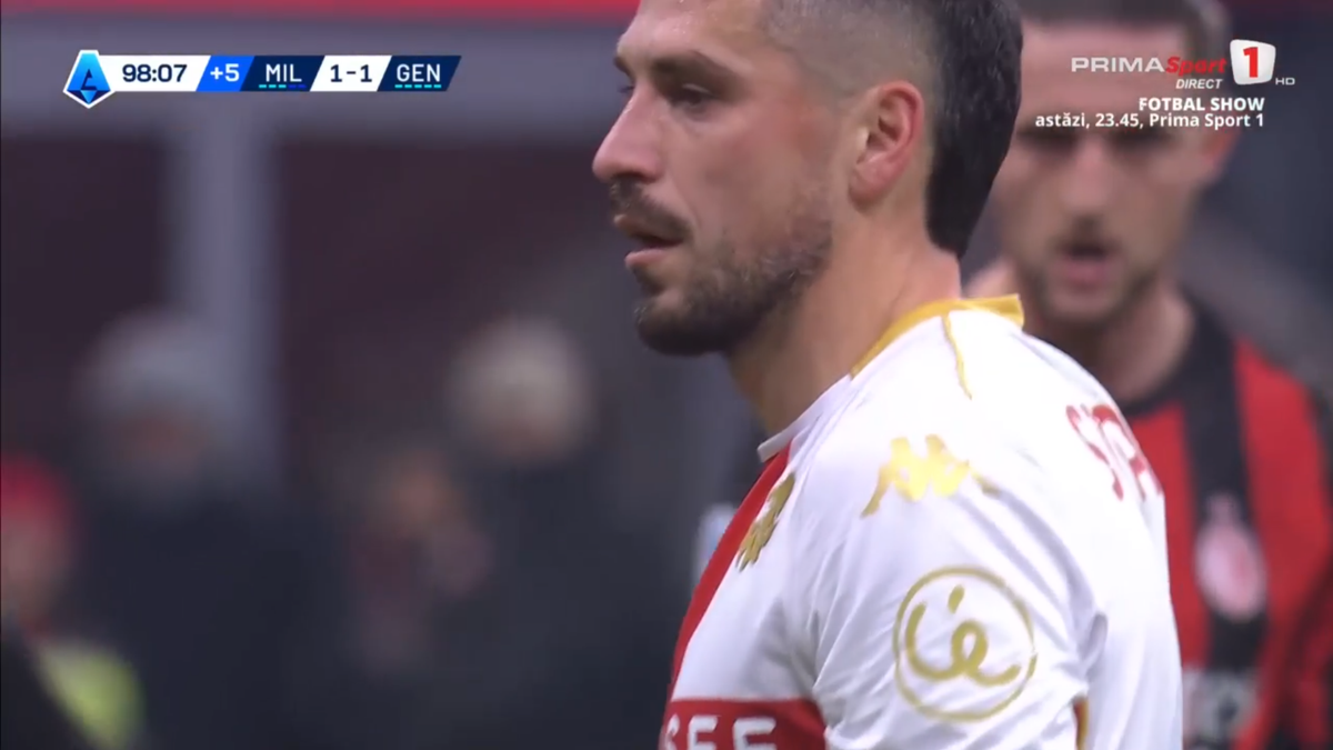„De neprivit!” » Notele lui Nicolae Stanciu în AC Milan - Genoa, după execuția lamentabilă de la penalty » Ce scriu italienii