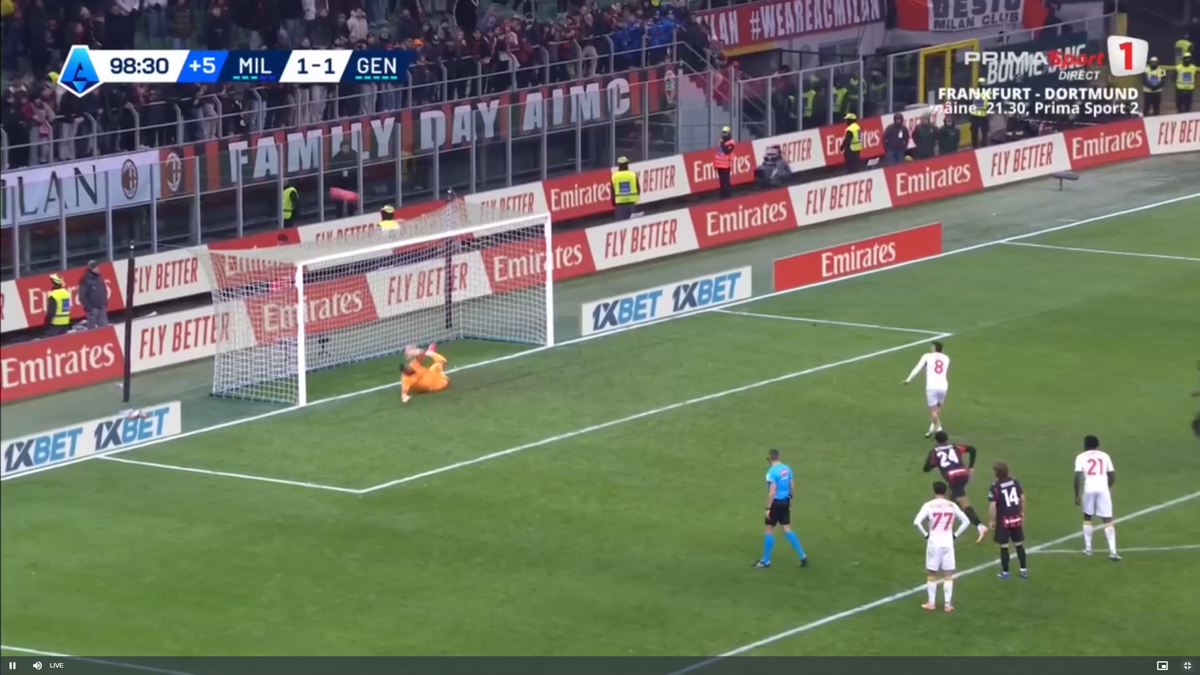 Stanciu a ratat un penalty în Milan - Genoa