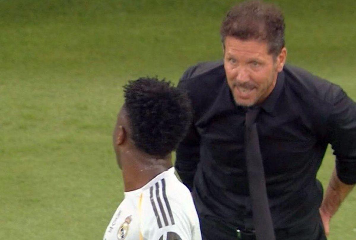 Diego Simeone l-a atacat frontal pe Vinicius, în timpul meciului: „Asta îți va face Florentino, ține minte!”