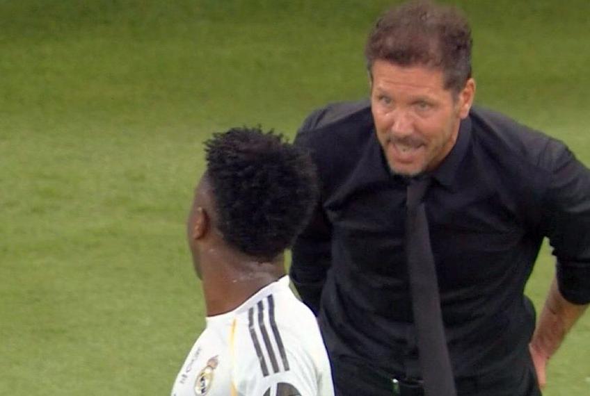Conflictul dintre Diego Simeone și Vinicius
 // foto: X