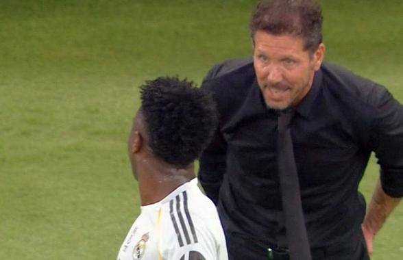 Gestul lui Diego Simeone, după scandalul cu Vinicius Jr. din derby-ul madrilen