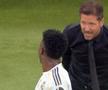 Conflictul dintre Diego Simeone și Vinicius
 // foto: X