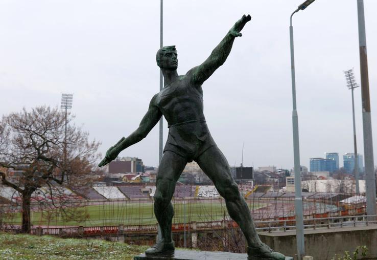 Statuile din Complexul Sportiv Dinamo / FOTO: Andrei Furnigă (GSP)
