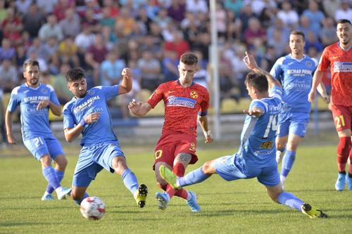 FCSB a câștigat partida tur disputată la Clinceni, scor 3-0