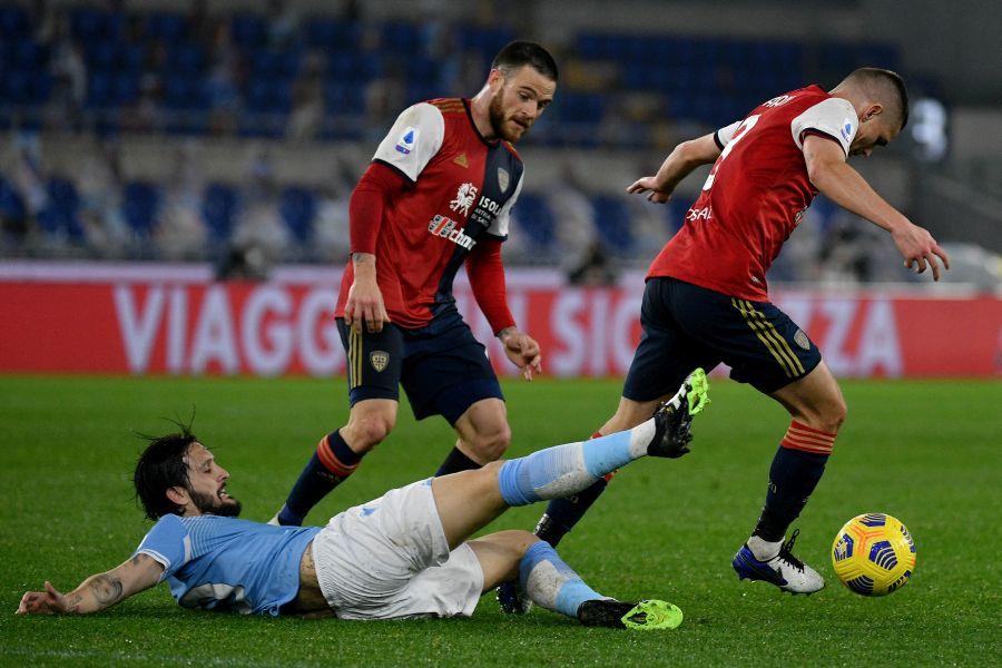 Răzvan Marin, în meciul Lazio - Cagliari 1-0 (foto: Guliver/Getty Images) LAZIO - CAGLIARI 1-0 » Ștefan Radu mai bun decât Răzvan Marin! Ce a scris Gazzetta dello Sport despre români + ce note au luat