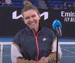 VIDEO Simona Halep îi cucerește pe fanii de la Australian Open: „Da, puteți să îmi spuneți așa”