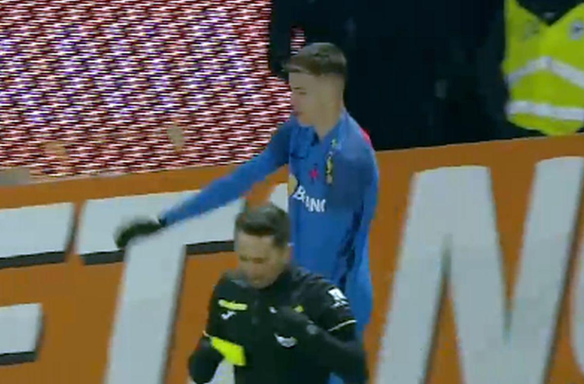 Octavian Popescu, galben în CFR Cluj - FCSB