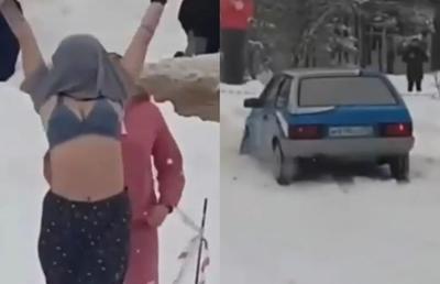 Moment incredibil la un raliu » Un pilot a pierdut controlul mașinii după ce o fană și-a dat bluza jos