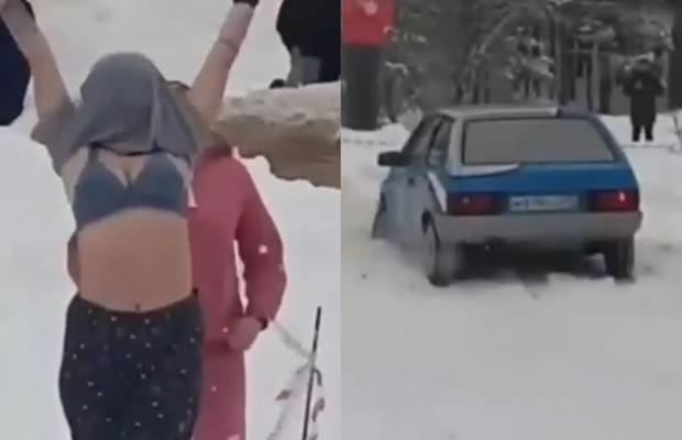 Moment incredibil la un raliu » Un pilot a pierdut controlul mașinii după ce o fană și-a dat bluza jos