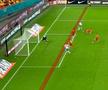 Liniile trase la VAR pentru a analiza golul marcat de Louis Munteanu // FOTO: Captură OrangeSport