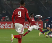 Faultul comis asupra lui Kylian Mbappe de către Lilian Brassier de la Brest, care a văzut al doilea cartonaș galben / Sursa foto: captură de ecran de la Marca