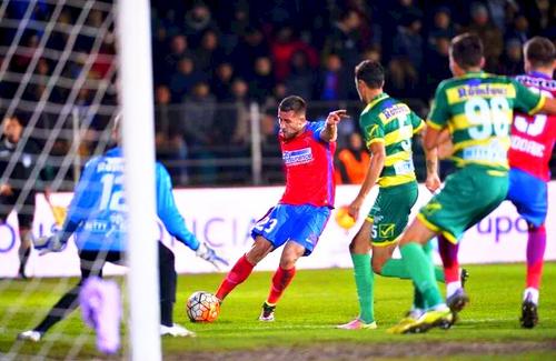 Foresta Suceava a jucat în sezonul 2016-2017 de Cupa României împotriva celor de la FCSB. Moldovenii au fost eliminați de roș-albaștri din „16”-imi, după ce au fost învinși, scor 1-2, pe teren propriu // FOTO: GSP.RO