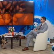Iulian Călin, invitat la emisiunea „Cafeaua cu piper” / Sursă foto: Captură@ Antena 3 Pitești
