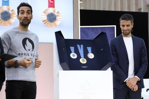 Medaliile au fost prezentate de Martin Fourcade și Tony Estanguet FOTO Guliver/GettyImages
