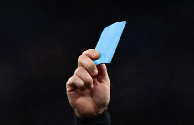 Apare cartonașul albastru în fotbal! » Cum și când va fi folosit