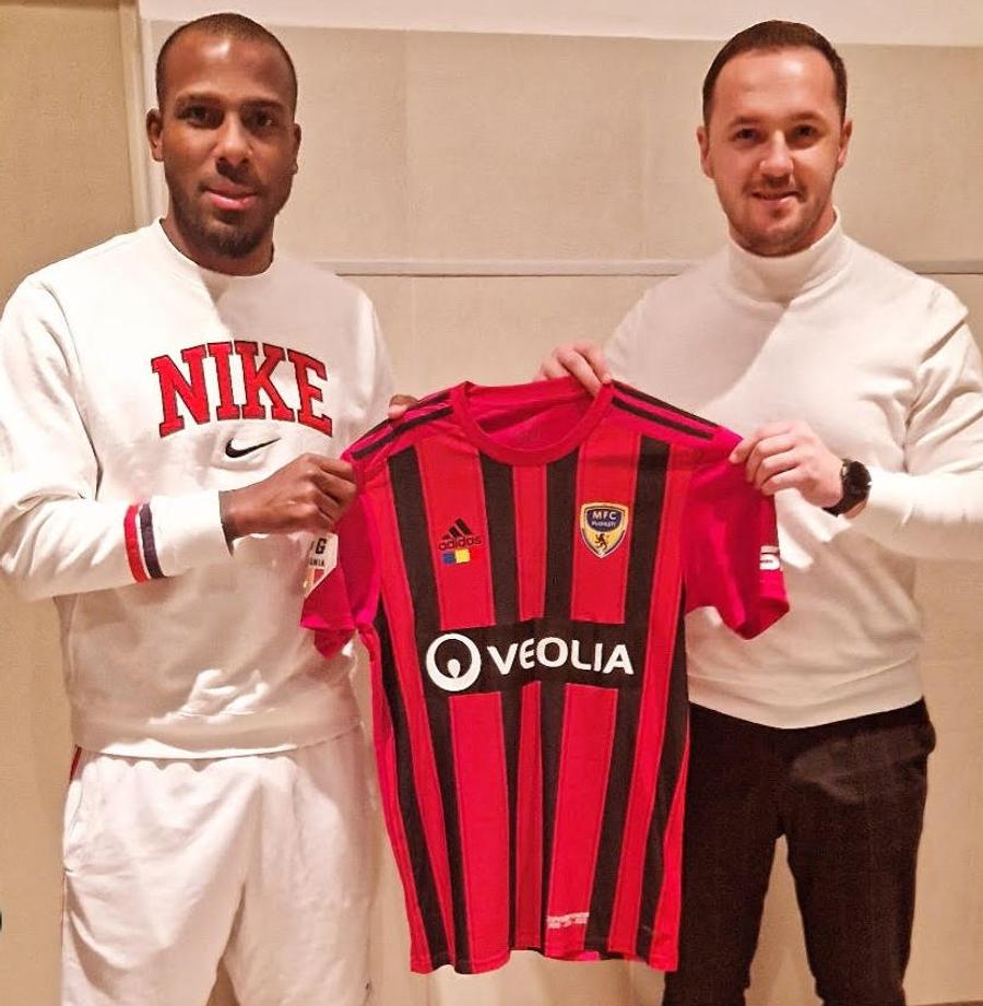 Romario Pires și Gabriel Georgescu, managerul echipei Primul transfer făcut de Anamaria Prodan la MFC Ploiești: a fost căpitan la U Cluj și a lucrat cu Hagi!