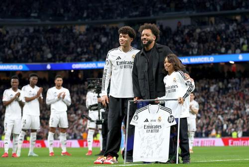 Marcelo, pe „Santiago Bernabeu”/ foto Guliver/GettyImages