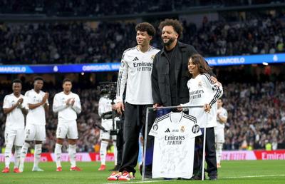 Moment special pentru Marcelo » Peste 80.000 de oameni l-au aclamat pe „Santiago Bernabeu”, înainte de Real - Atletico
