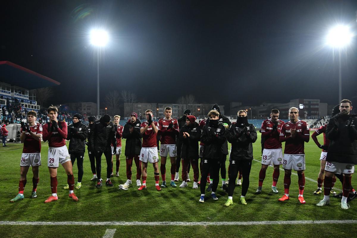 Probleme pentru Rapid, după partida de la Galați! Șumudică a pierdut un titular pentru meciul următor