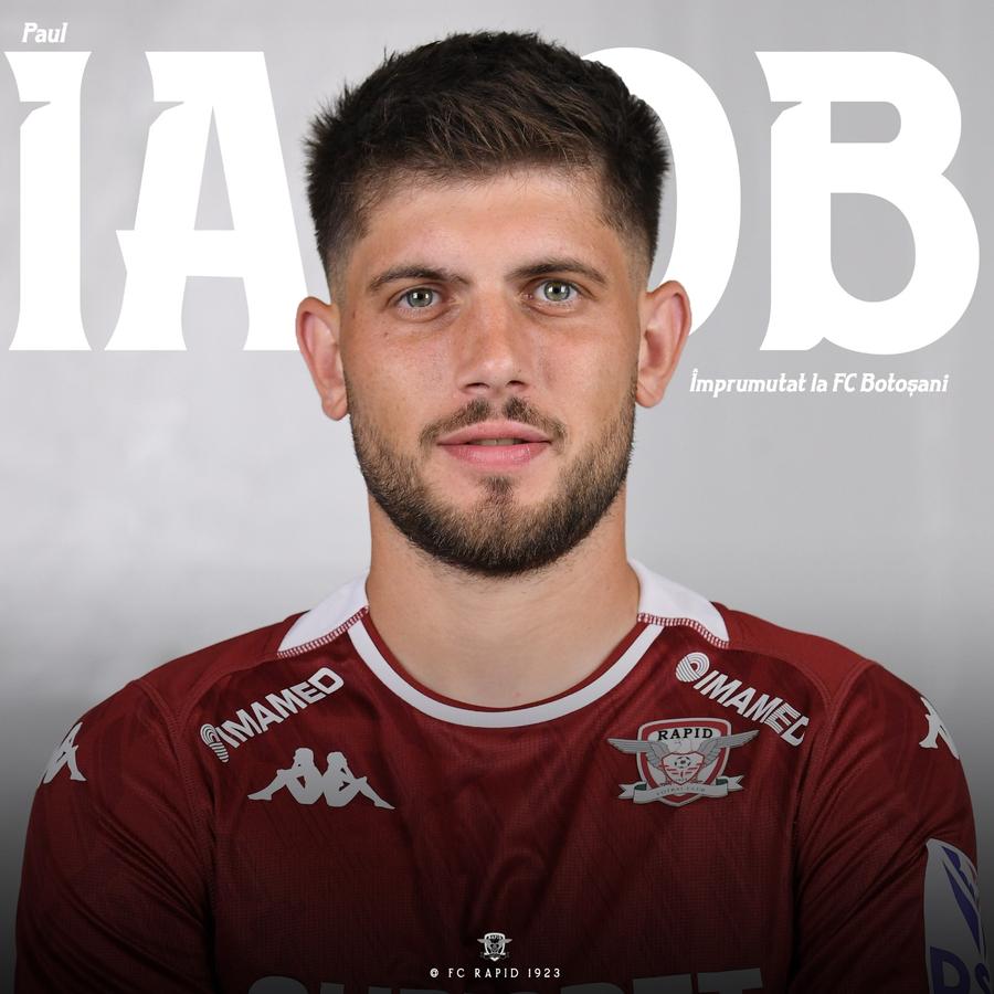 Paul Iacob / foto: Rapid Dan Șucu se mai și desparte de jucători! Rapidistul cotat la 900.000 de euro, cedat în Superliga