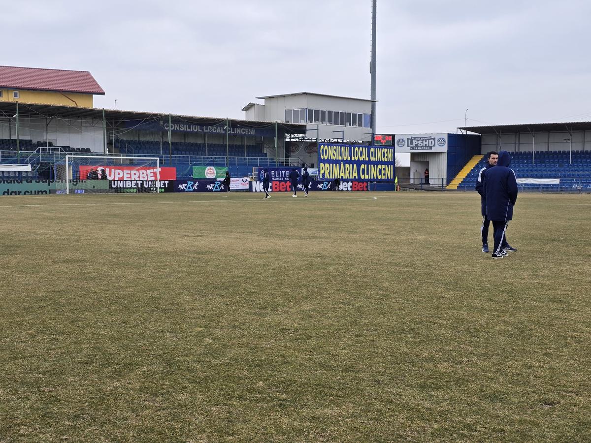 Unirea Slobozia - Universitatea Craiova, imagini dinainte de meci / 8.02.2025