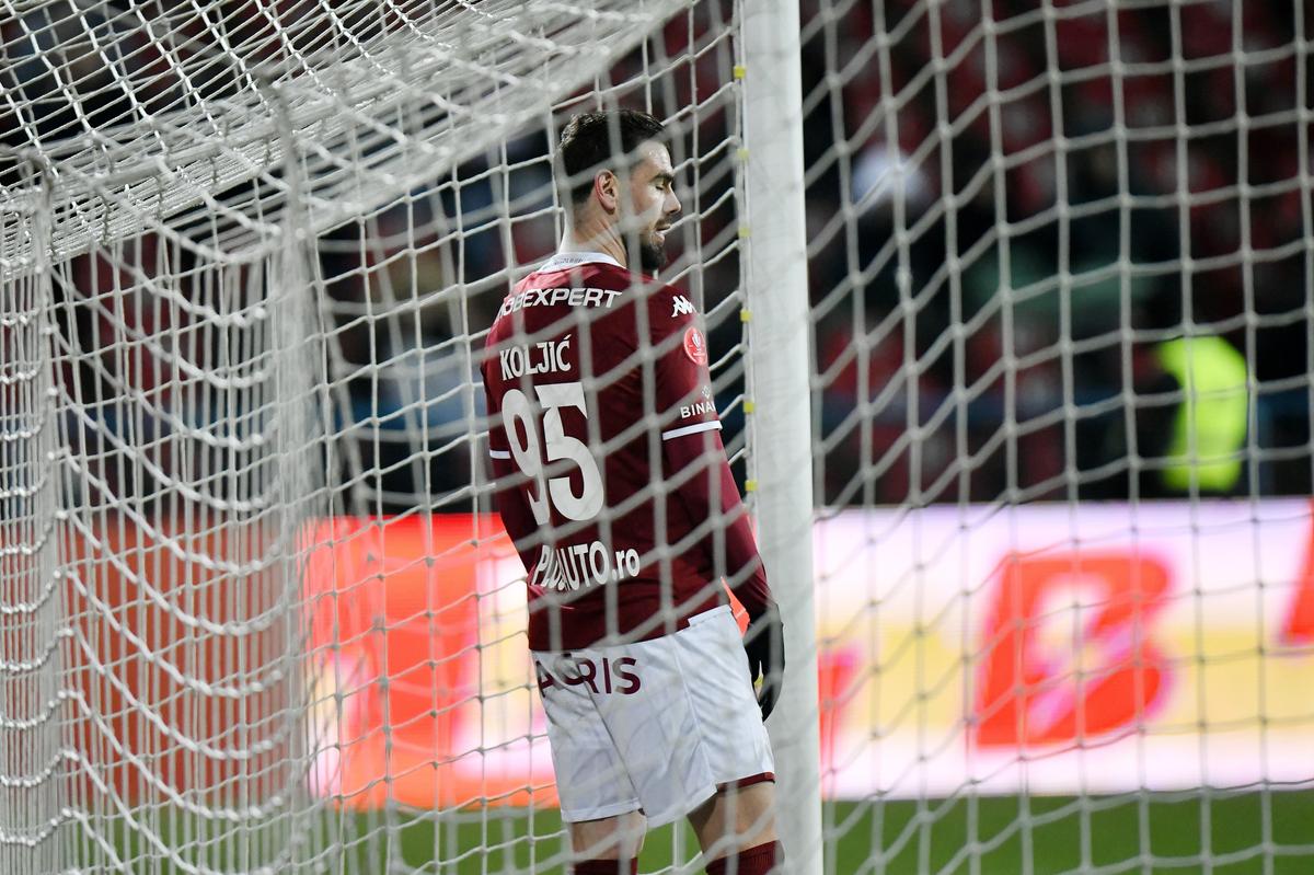 Probleme pentru Rapid, după partida de la Galați! Șumudică a pierdut un titular pentru meciul următor