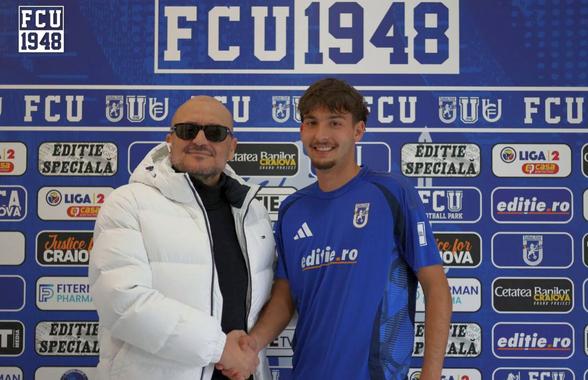 FCU Craiova tocmai a făcut a doua achiziție a iernii: „Bine ai venit!”