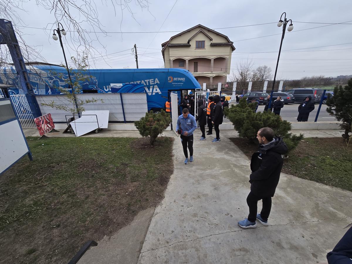 Unirea Slobozia - Universitatea Craiova, imagini dinainte de meci / 8.02.2025