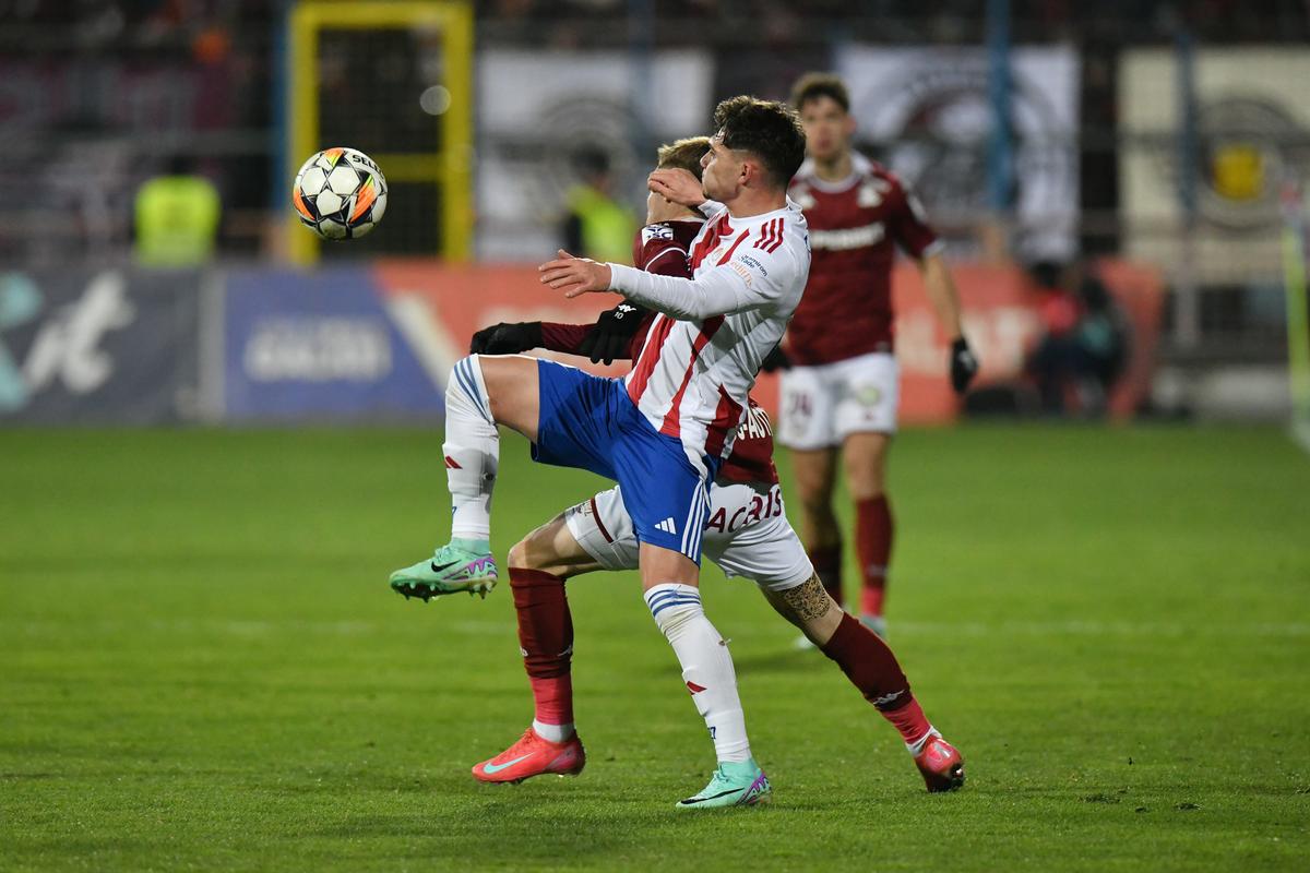 Probleme pentru Rapid, după partida de la Galați! Șumudică a pierdut un titular pentru meciul următor