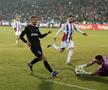 Daniel Bîrligea a reușit o dubla în Oțelul - FCSB // FOTO: Cristi Preda