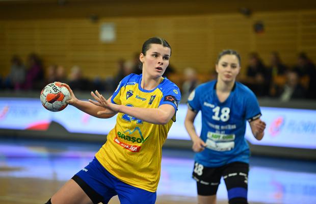 Corona Brașov - Viborg 28-34 » Cu sala plină, Corona a pierdut fără drept de apel și este ca eliminată din European League