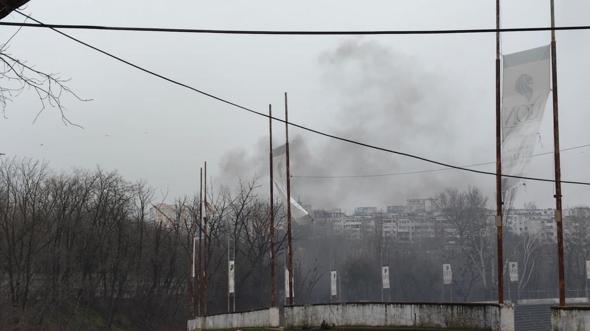 Incendiu la un kilometru de stadion înainte de Oțelul - FCSB