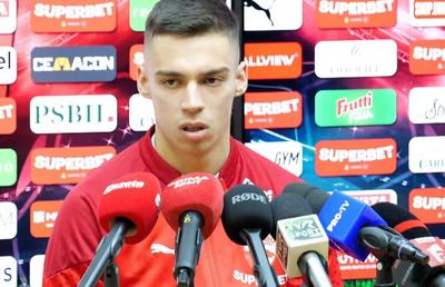 Cătălin Cîrjan, despre noul contract la Dinamo și meciul contra Craiovei: „Chiar vorbeam în vestiar...”