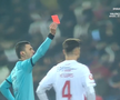 Diego Zivulic, eliminat în Oțelul - FCSB // FOTO: captură Prima Sport