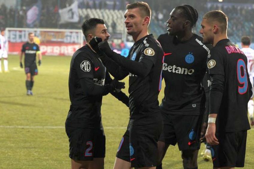 Florin Tănase a făcut un meci perfect în Oțelul - FCSB // foto: Cristi Preda