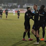Vali Crețu, Florin Tănase, Dawa, Bîrligea, în Oțelul - FCSB. Foto: Andrei Furnigă (GSP)
