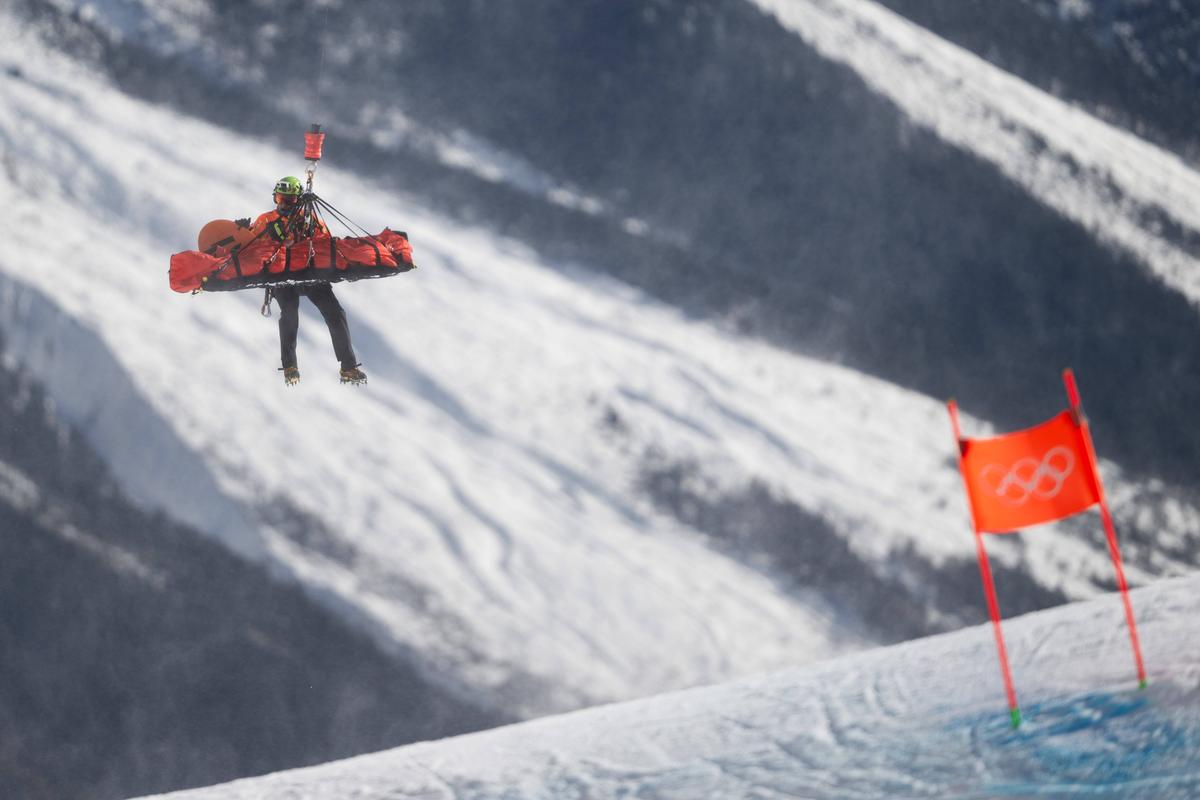 Legendara Lindsey Vonn, accidentare terifiantă la Jocurile Olimpice » Imagini tulburătoare: a fost luată cu elicopterul