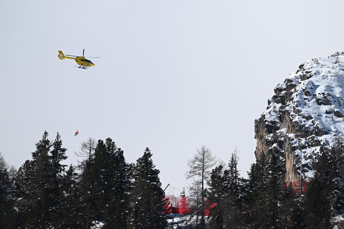 Lindsey Vonn, accidentare Jocurile Olimpice de iarnă