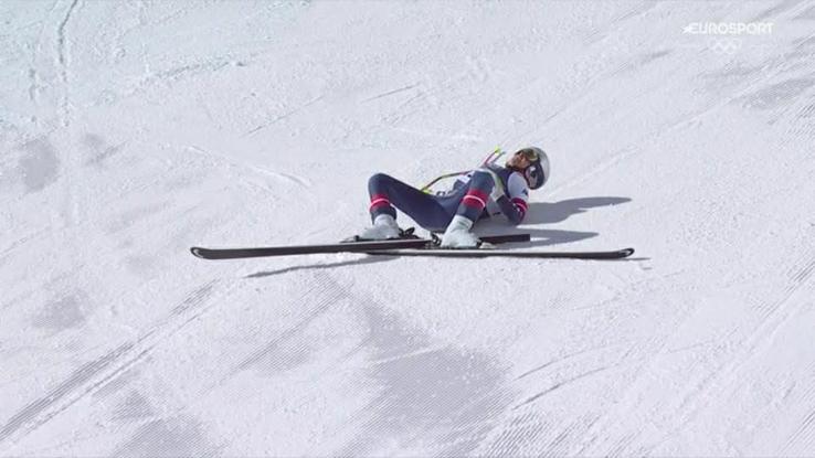 Lindsey Vonn, accidentare Jocurile Olimpice de iarnă / foto X