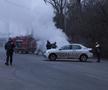 Incendiu la un kilometru de stadion înainte de Oțelul - FCSB