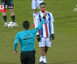 Diego Zivulic, eliminat în Oțelul - FCSB // FOTO: captură Prima Sport