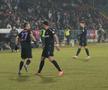 Olaru, Duarte, Miculescu și Dawa, în Oțelul - FCSB. Foto: Andrei Furnigă (GSP)